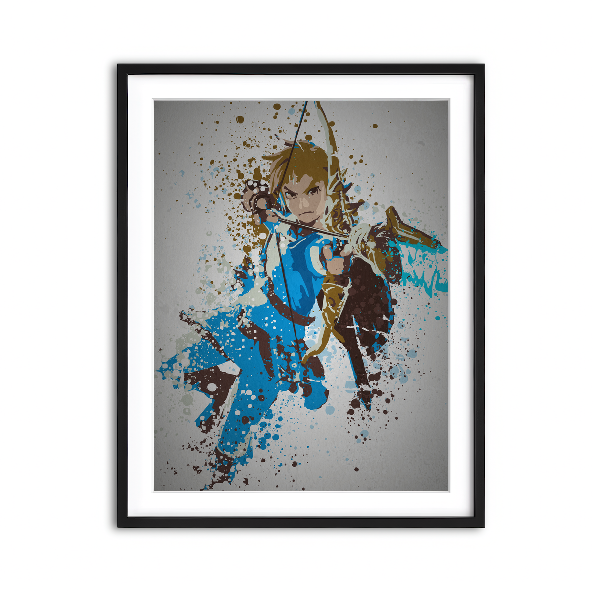 Framed Print 3x4 Black