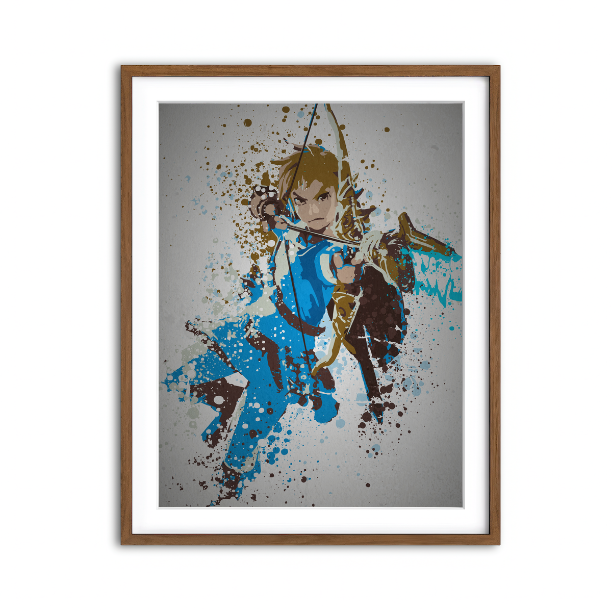 Framed Print 3x4 Walnut