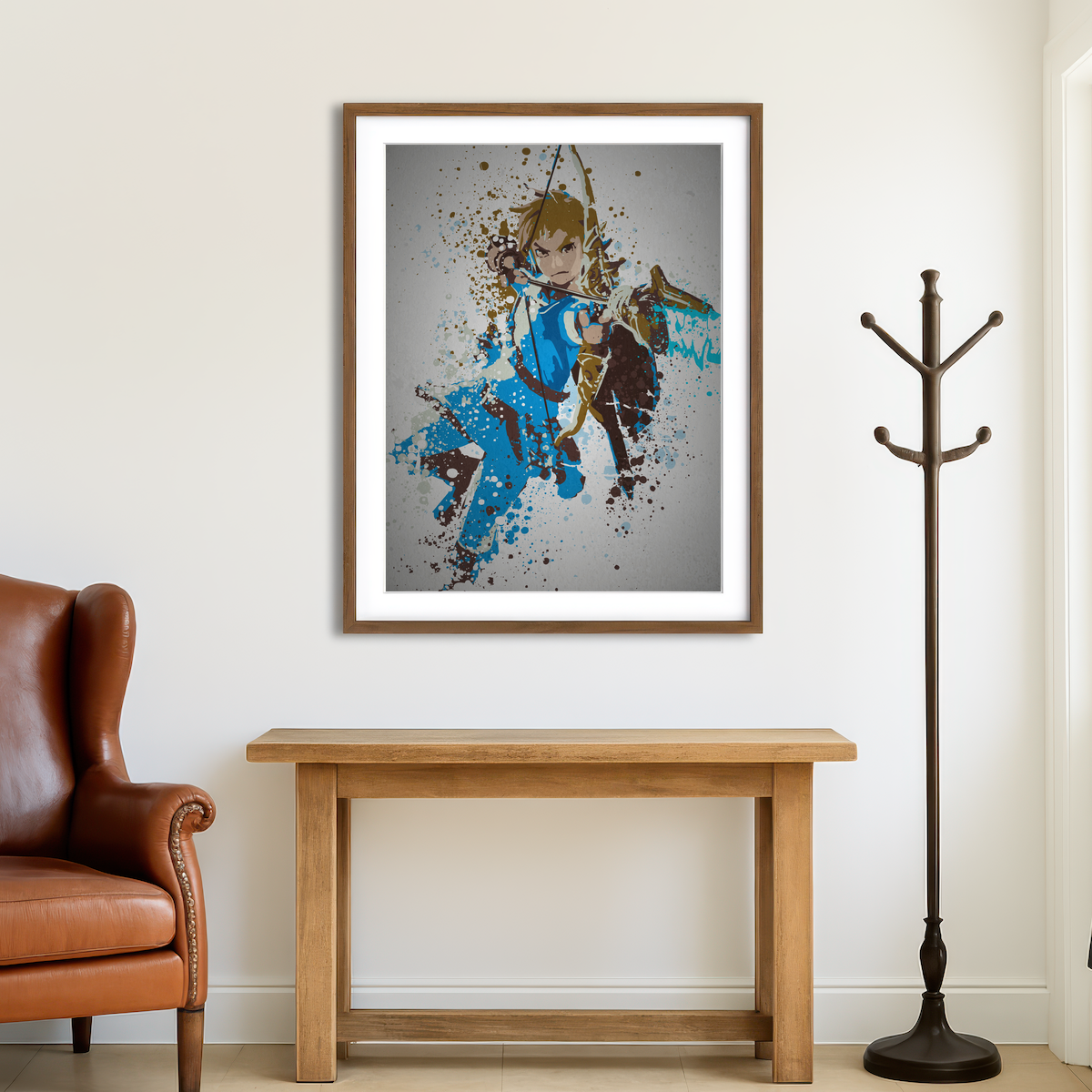 AUTO-MOCKUP ROOM | Hero of the Wild Wall Art