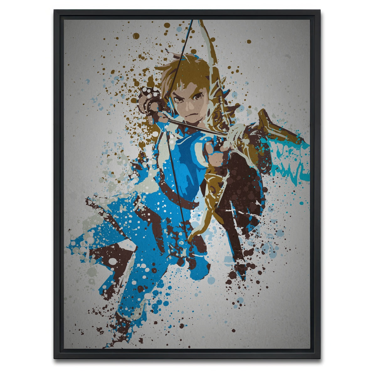 AUTO-MOCKUP WHITE | Hero of the Wild | 1 Piece | Black Framed Canvas | group=3x4