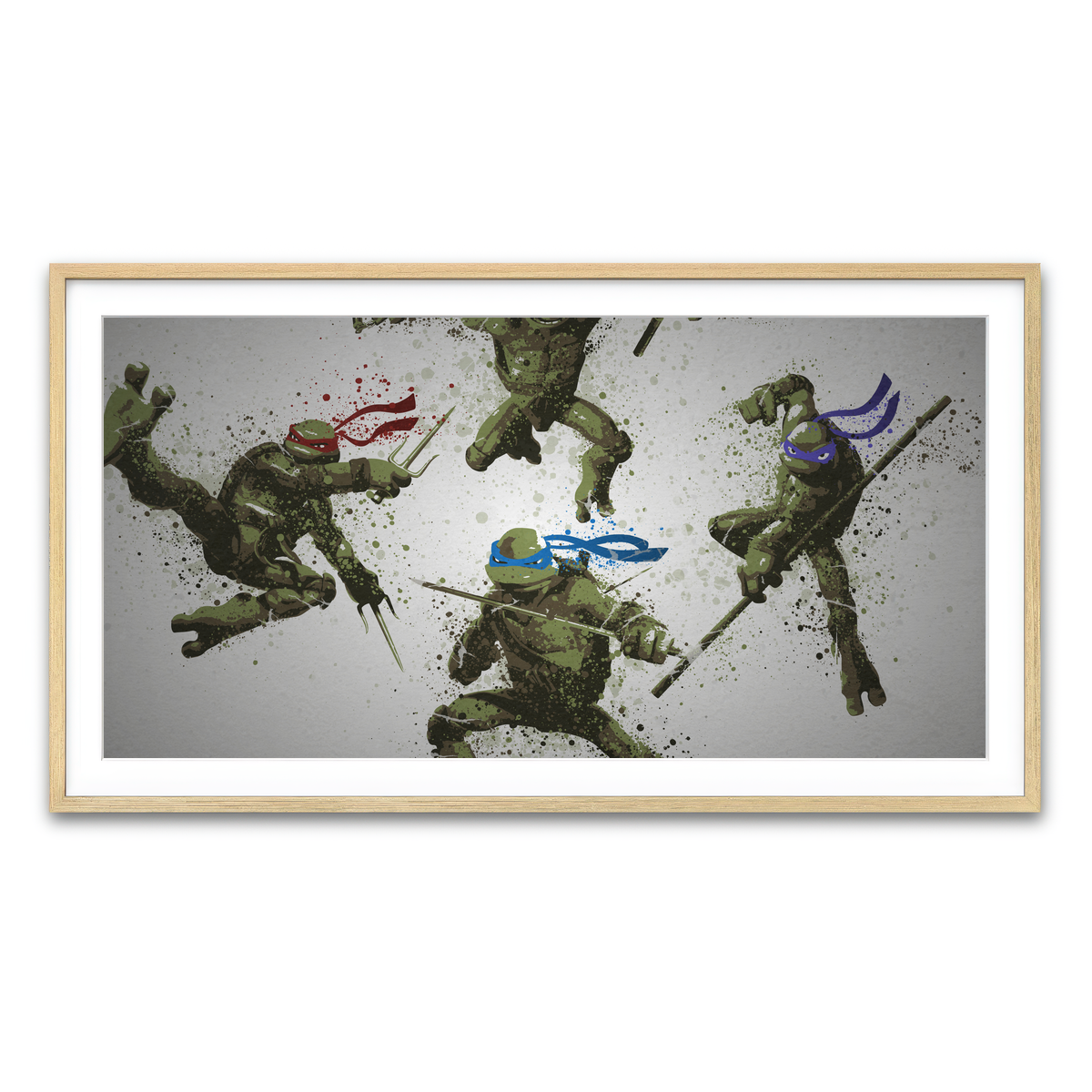 Framed Print 2x1 Natural