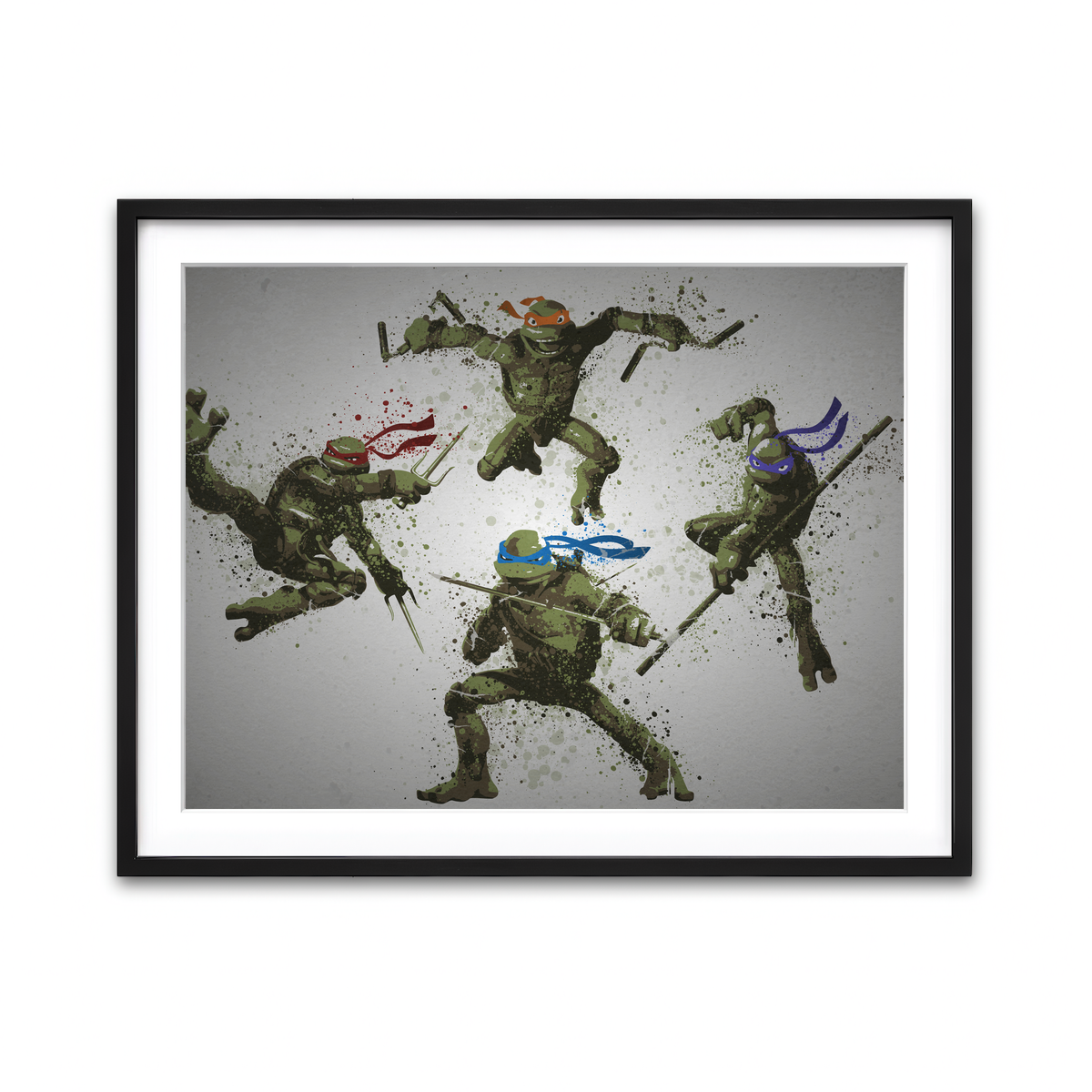 Framed Print 4x3 Black