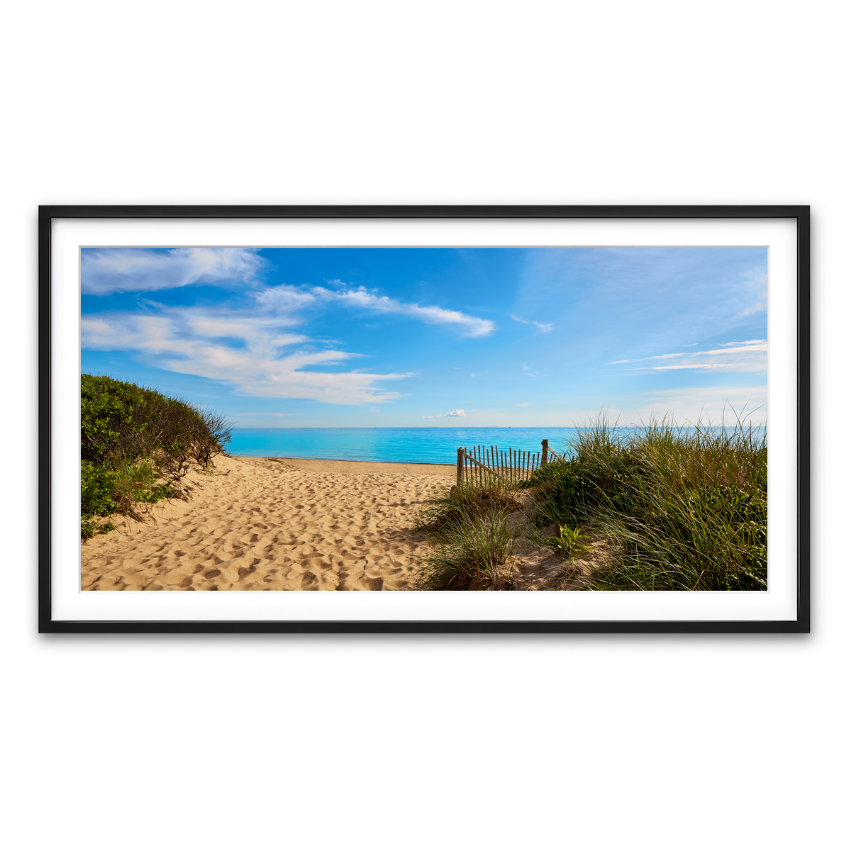 Framed Print 2x1 Black