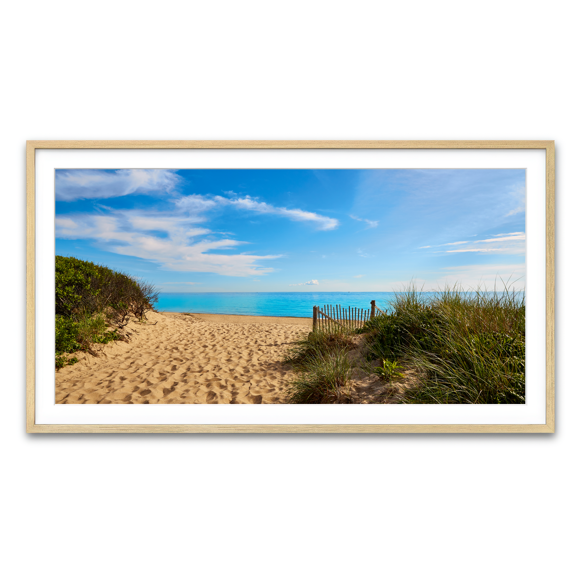 Framed Print 2x1 Natural