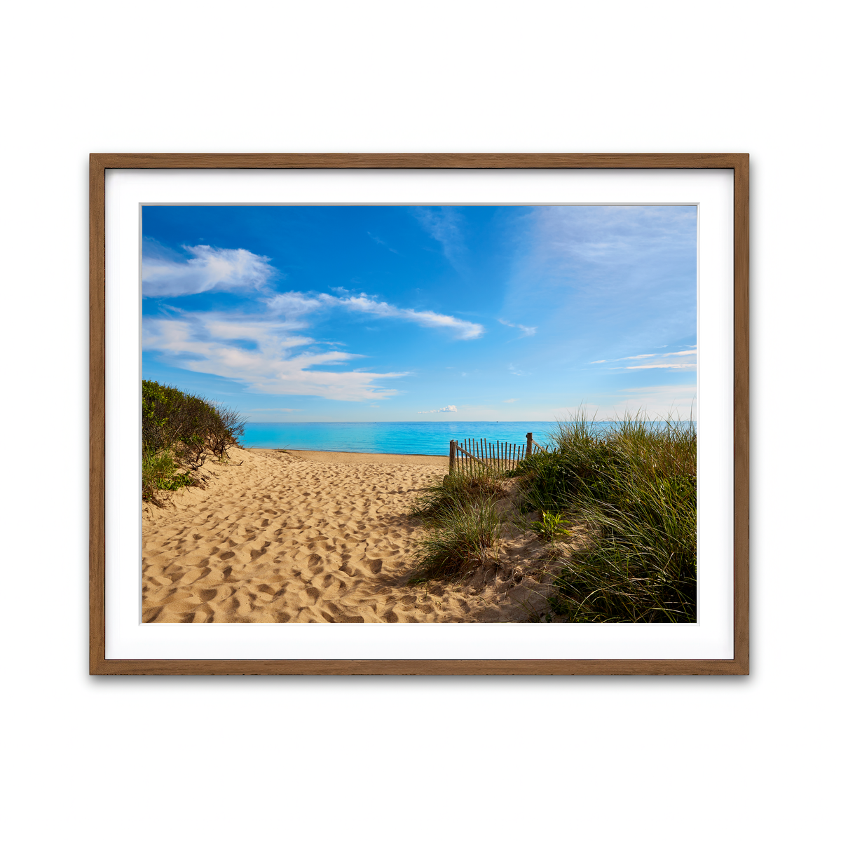 Framed Print 4x3 Walnut