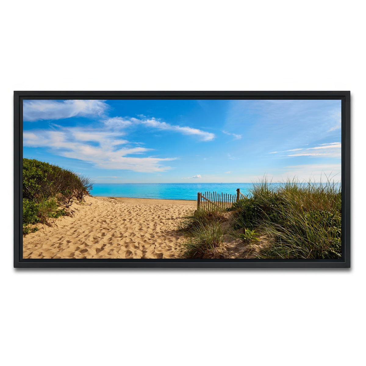AUTO-MOCKUP WHITE | Herring Cove Beach | 1 Piece | Black Framed Canvas | group=2x1
