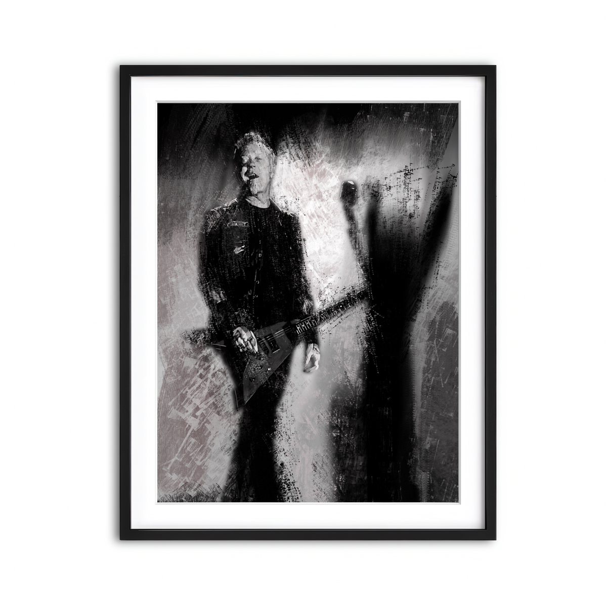 Framed Print 3x4 Black
