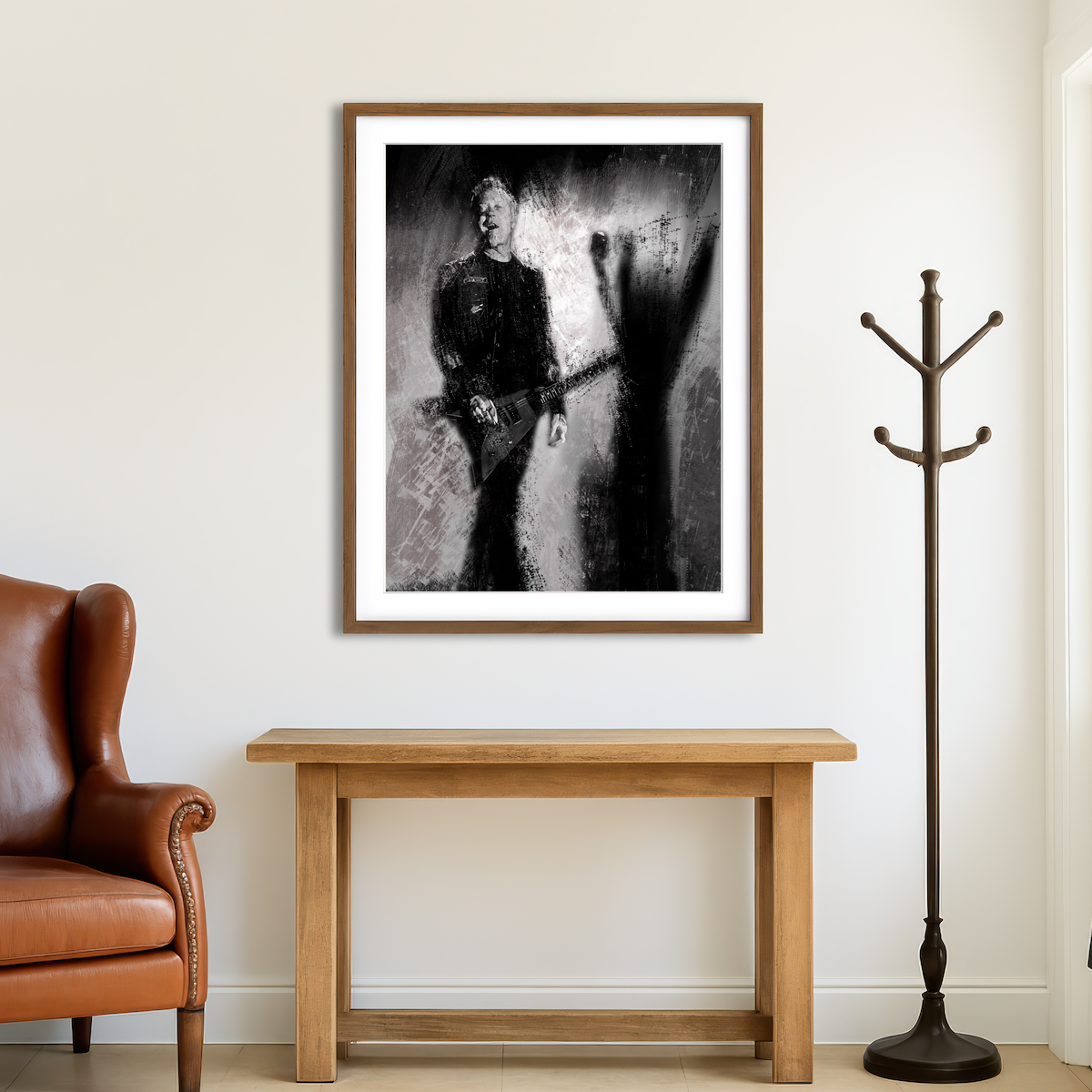 AUTO-MOCKUP ROOM | Hetfield Wall Art