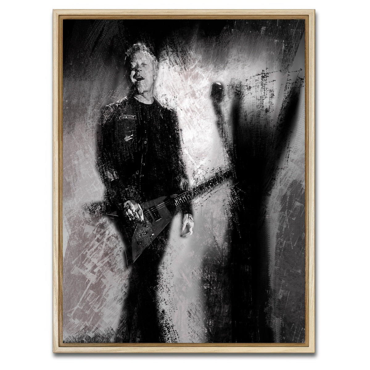 AUTO-MOCKUP WHITE | Hetfield | 1 Piece | Natural Framed Canvas | group=3x4