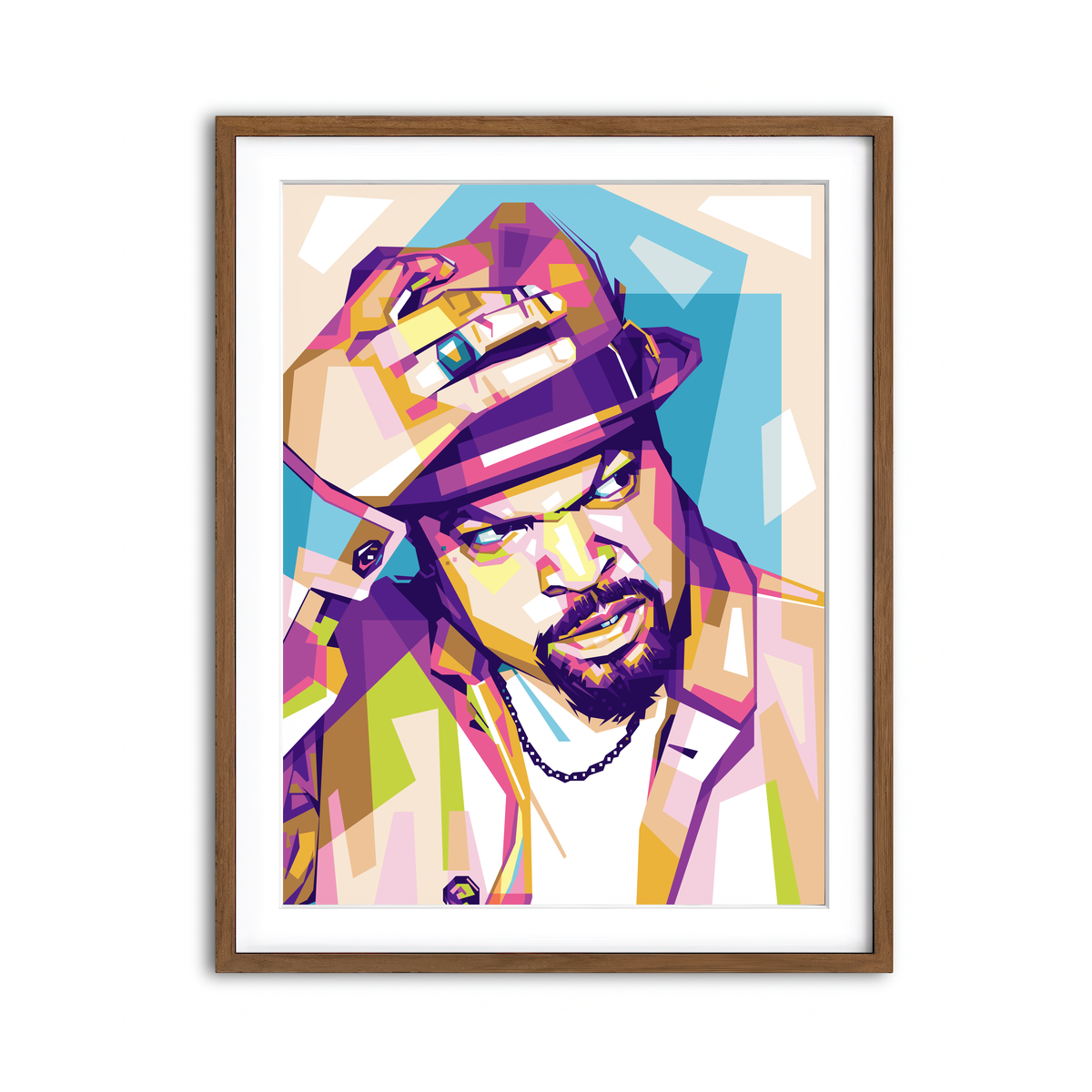 Framed Print 3x4 Walnut