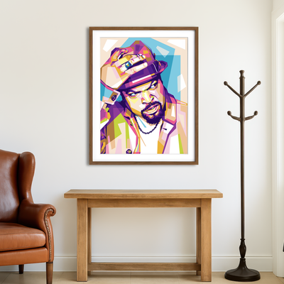 AUTO-MOCKUP ROOM | Hey Dude This is Ice Cube Wall Art