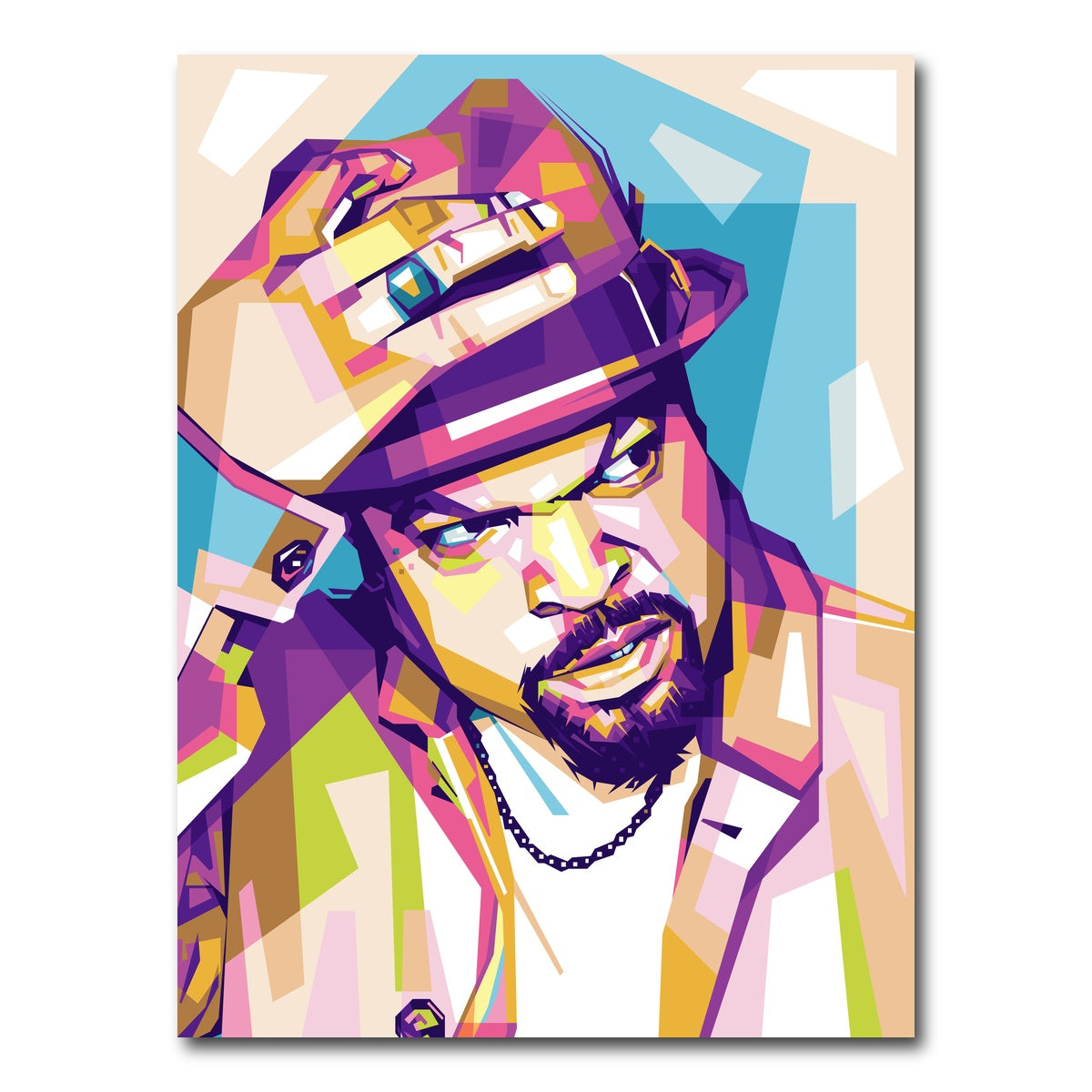 AUTO-MOCKUP WHITE | Hey Dude This is Ice Cube | 1 Piece | Gallery Wrap Canvas | group=3x4
