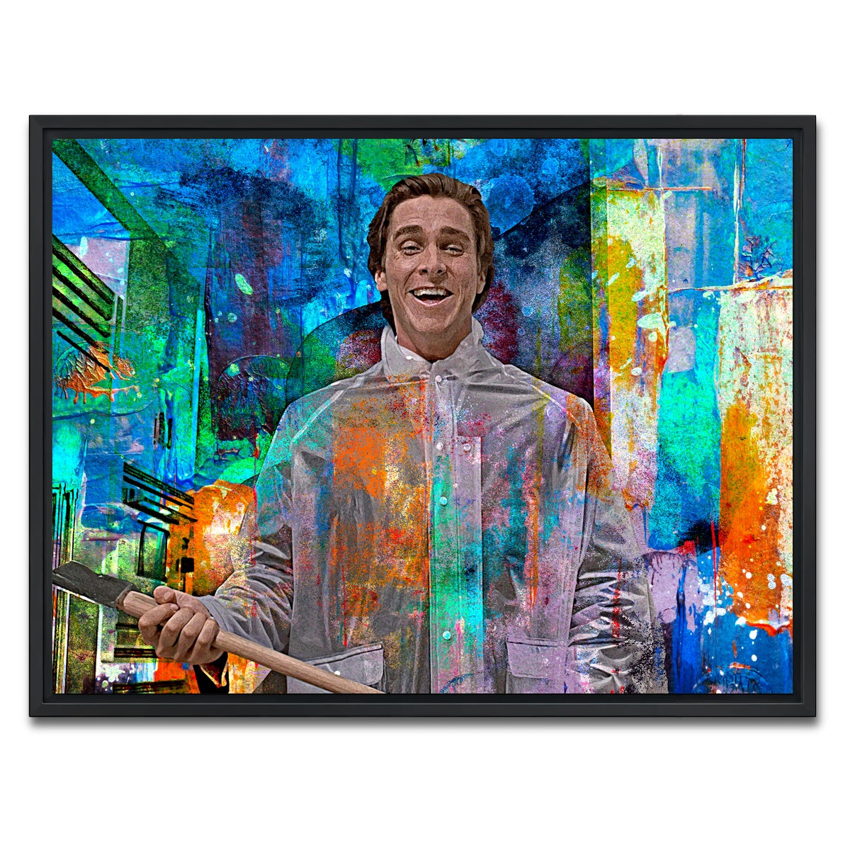 AUTO-MOCKUP WHITE | Hey Paul | 1 Piece | Black Framed Canvas | group=4x3