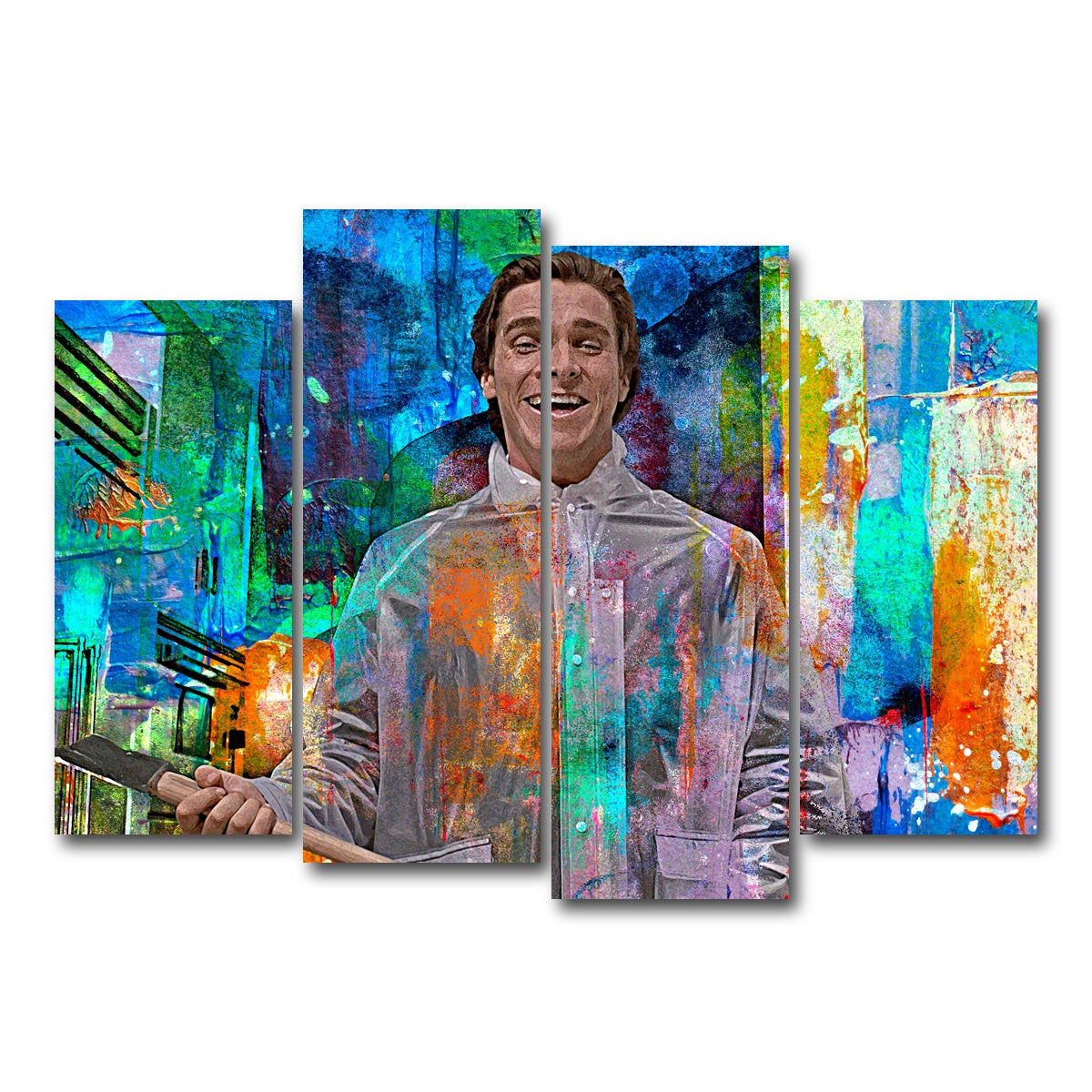 AUTO-MOCKUP WHITE | Hey Paul | 4 Piece | Gallery Wrap Canvas | group=4_normal