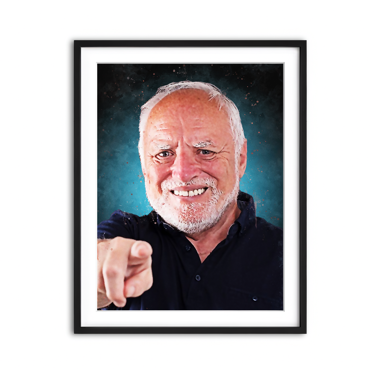 Framed Print 3x4 Black