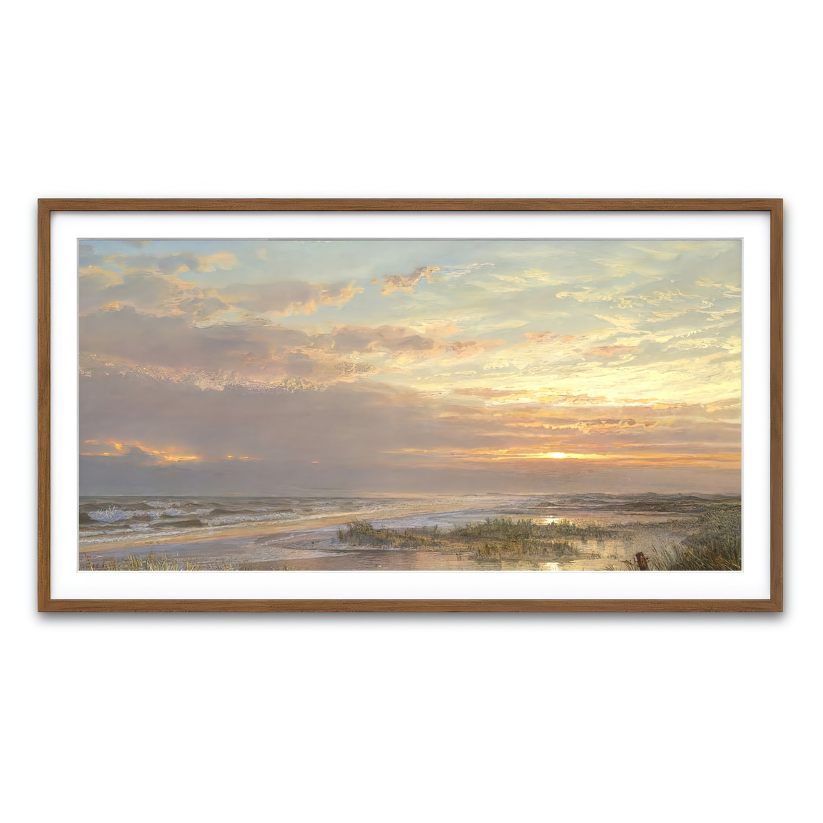 Framed Print 2x1 Walnut