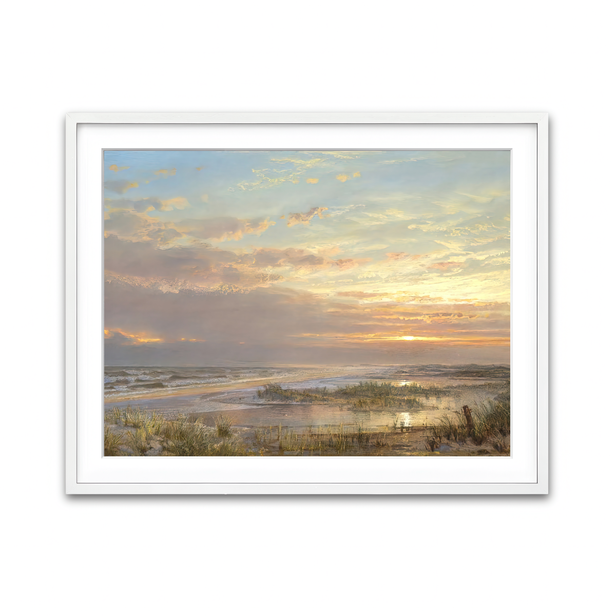 Framed Print 4x3 White