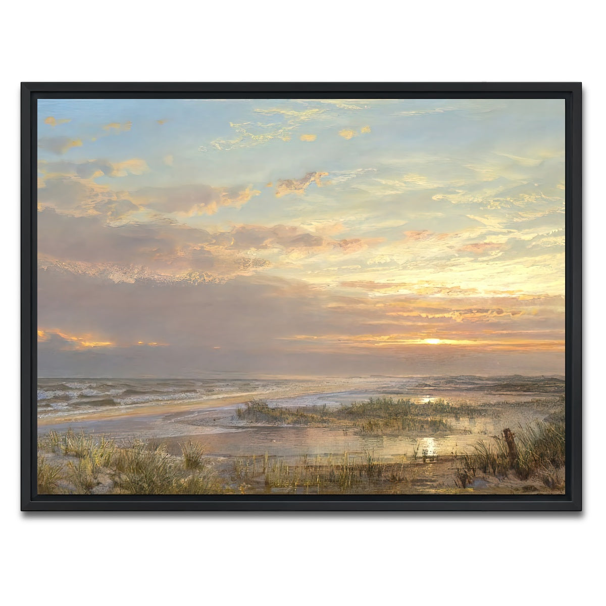 AUTO-MOCKUP WHITE | High Tide | 1 Piece | Black Framed Canvas | group=4x3