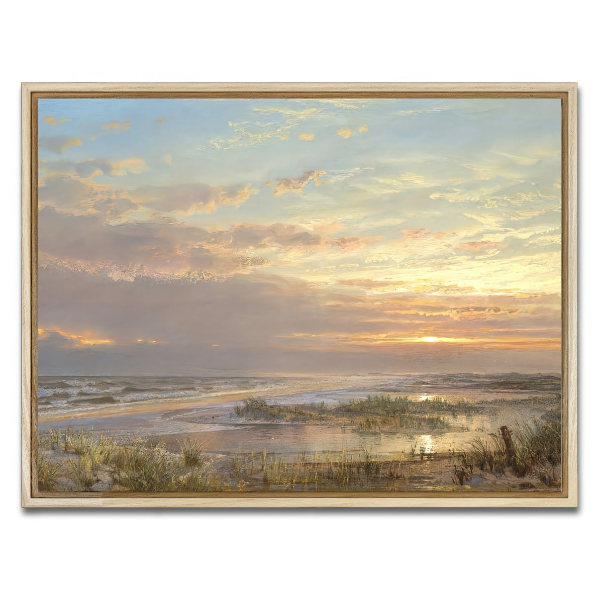 AUTO-MOCKUP WHITE | High Tide | 1 Piece | Natural Framed Canvas | group=4x3
