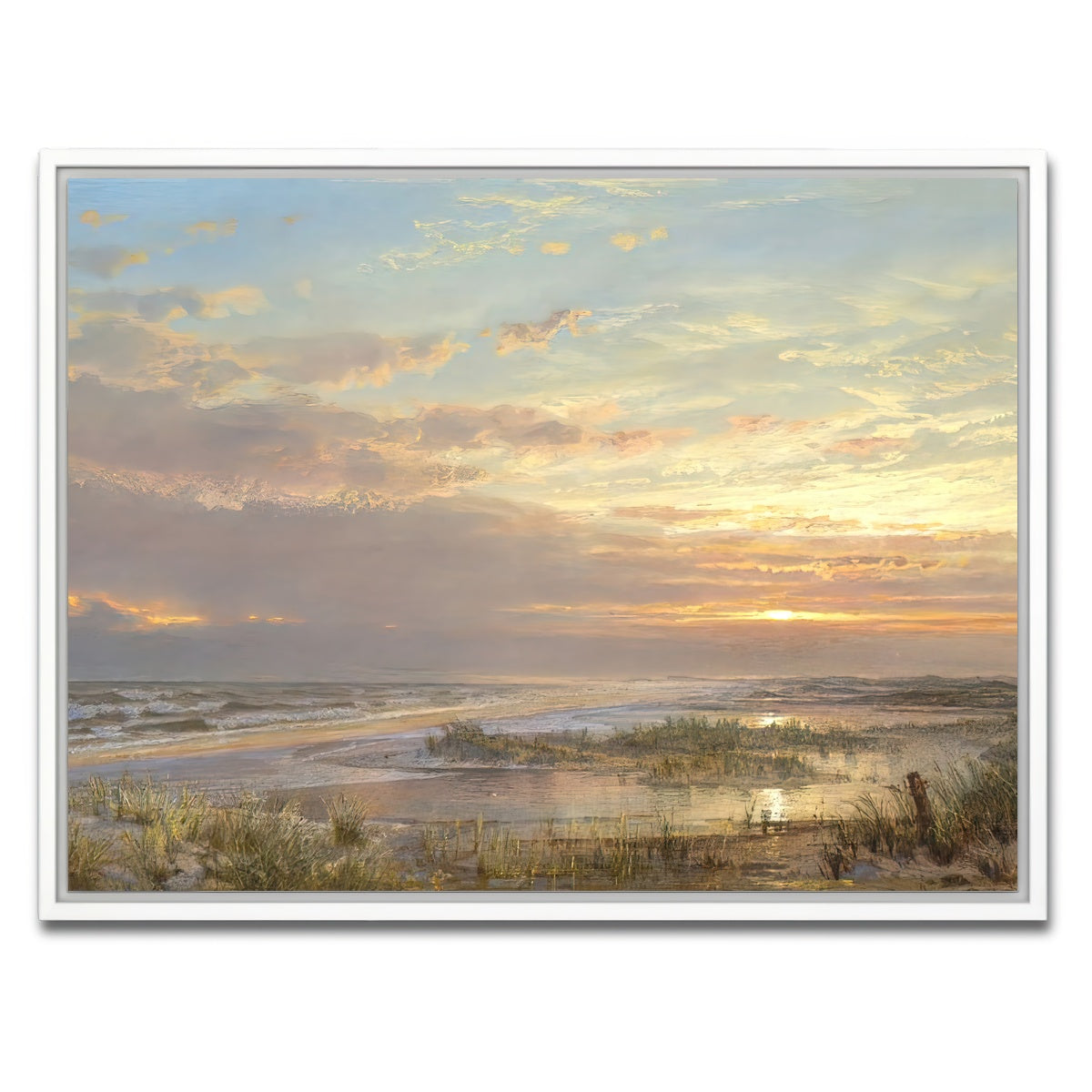 AUTO-MOCKUP WHITE | High Tide | 1 Piece | White Framed Canvas | group=4x3