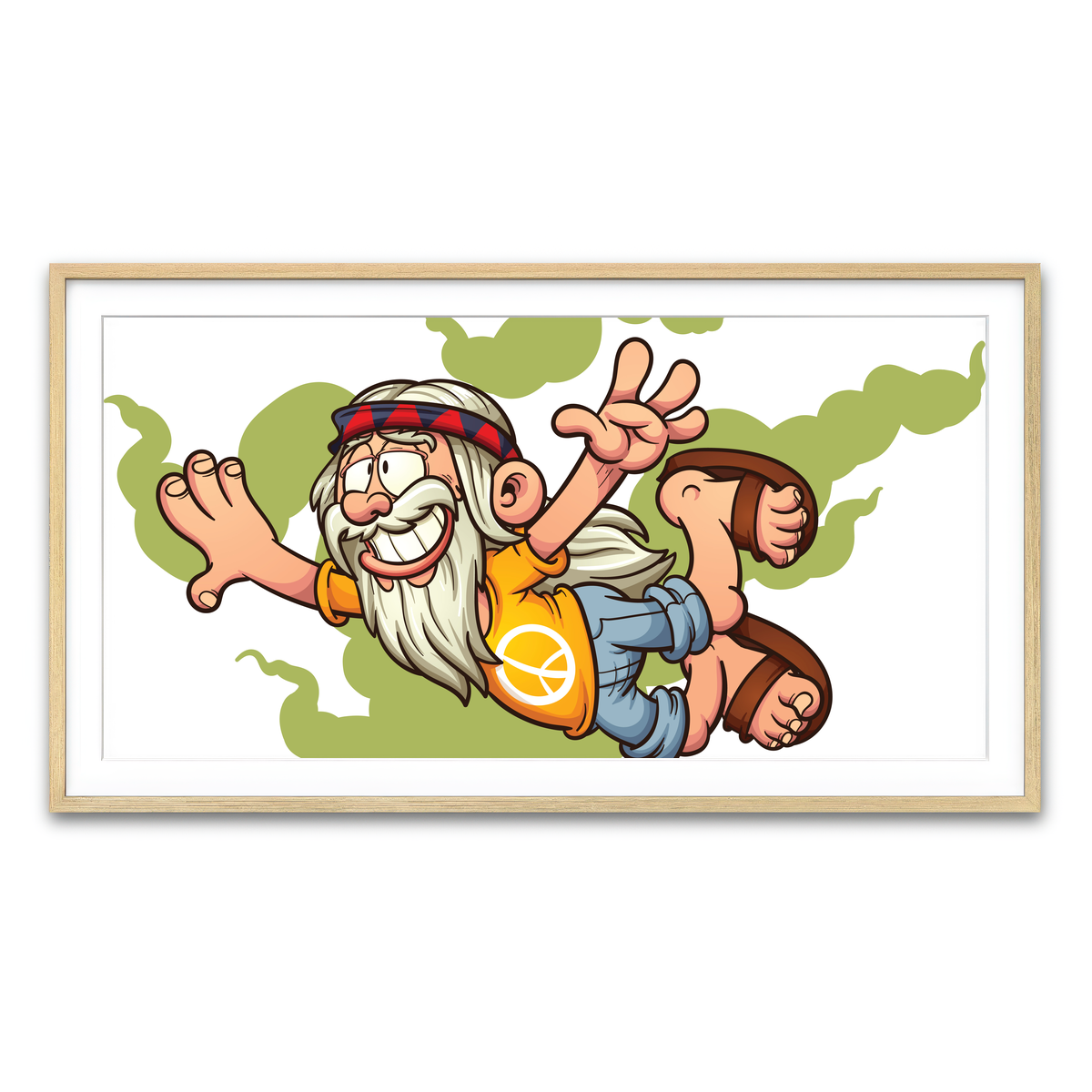 Framed Print 2x1 Natural