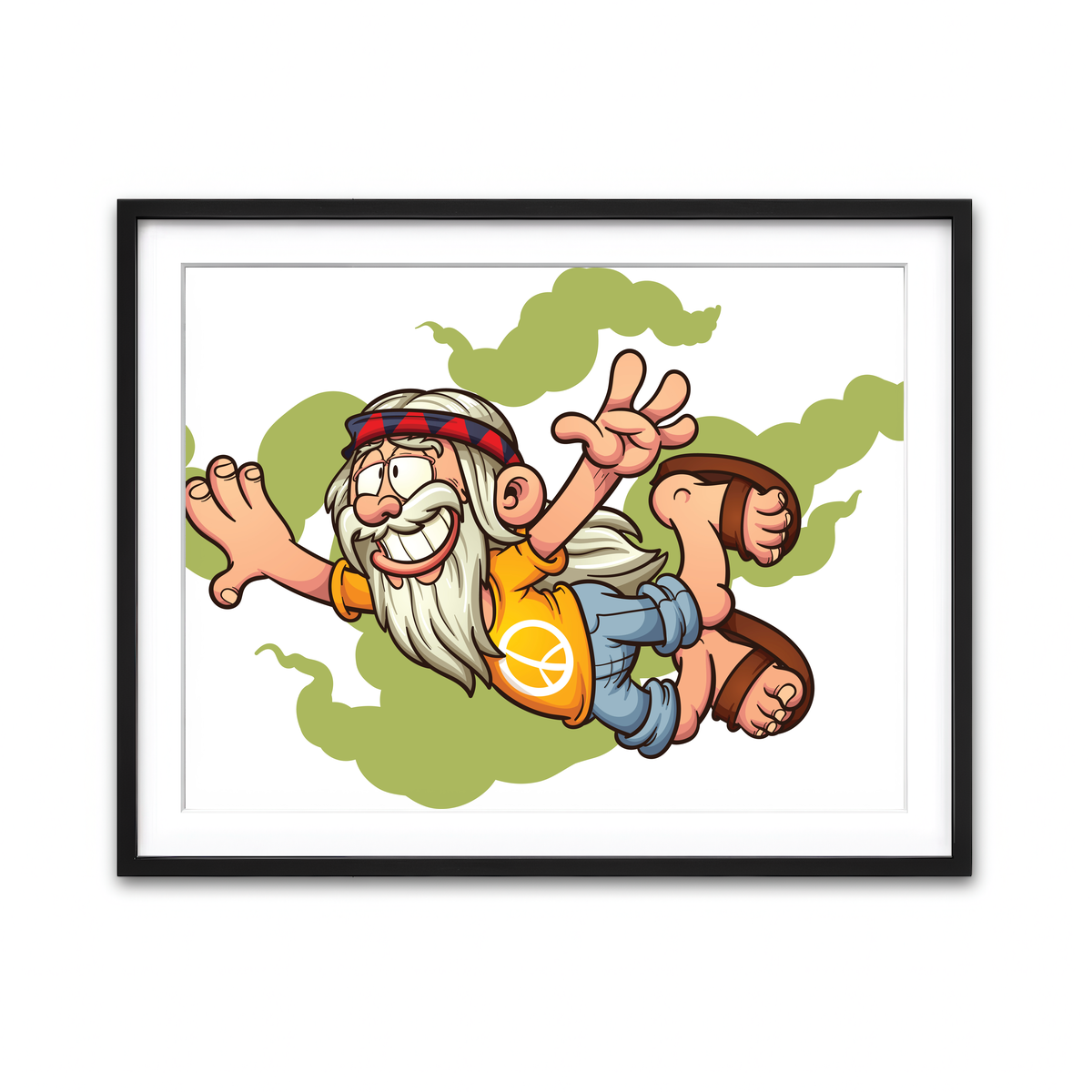 Framed Print 4x3 Black