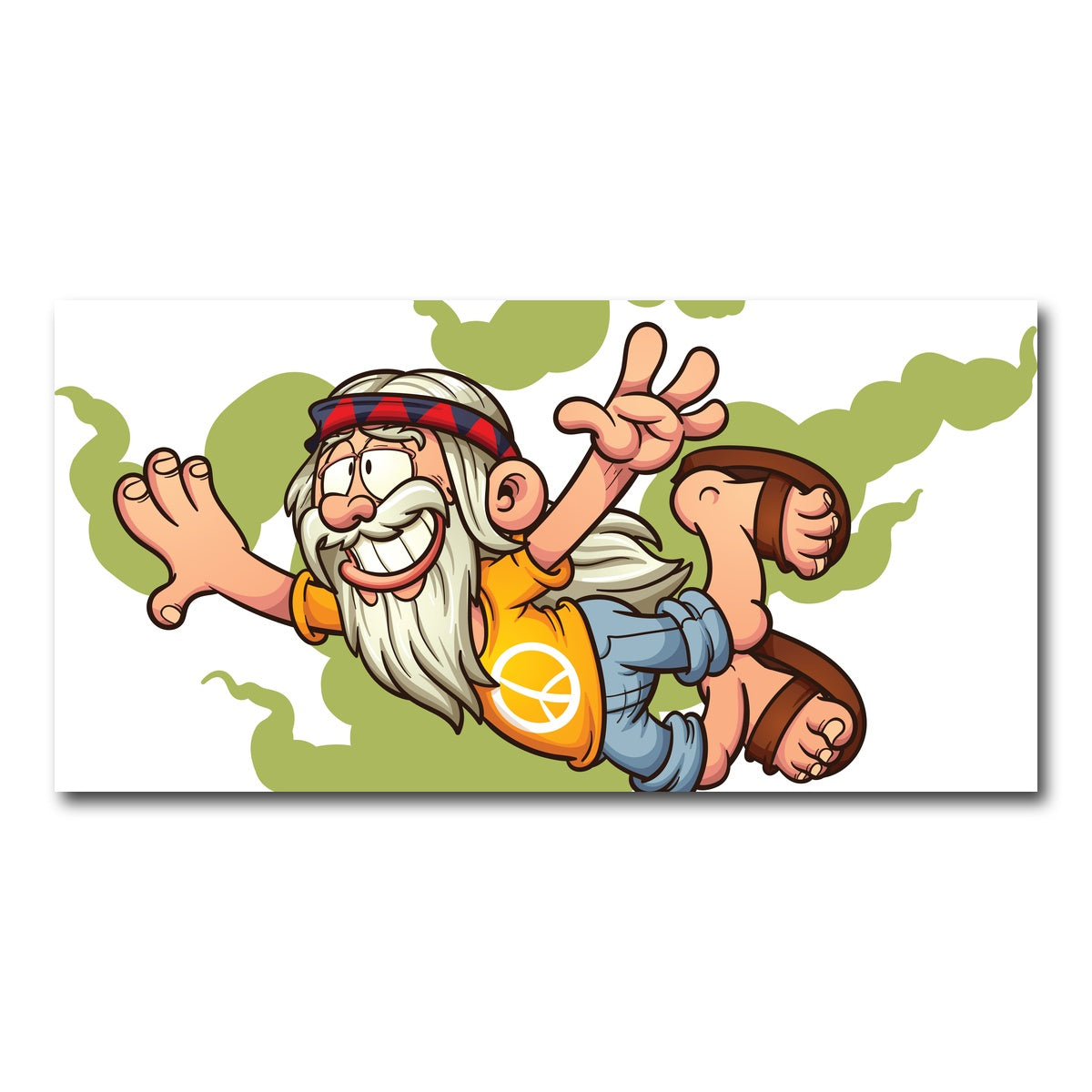 AUTO-MOCKUP WHITE | High in the Smoke Clouds | 1 Piece | Gallery Wrap Canvas | group=2x1