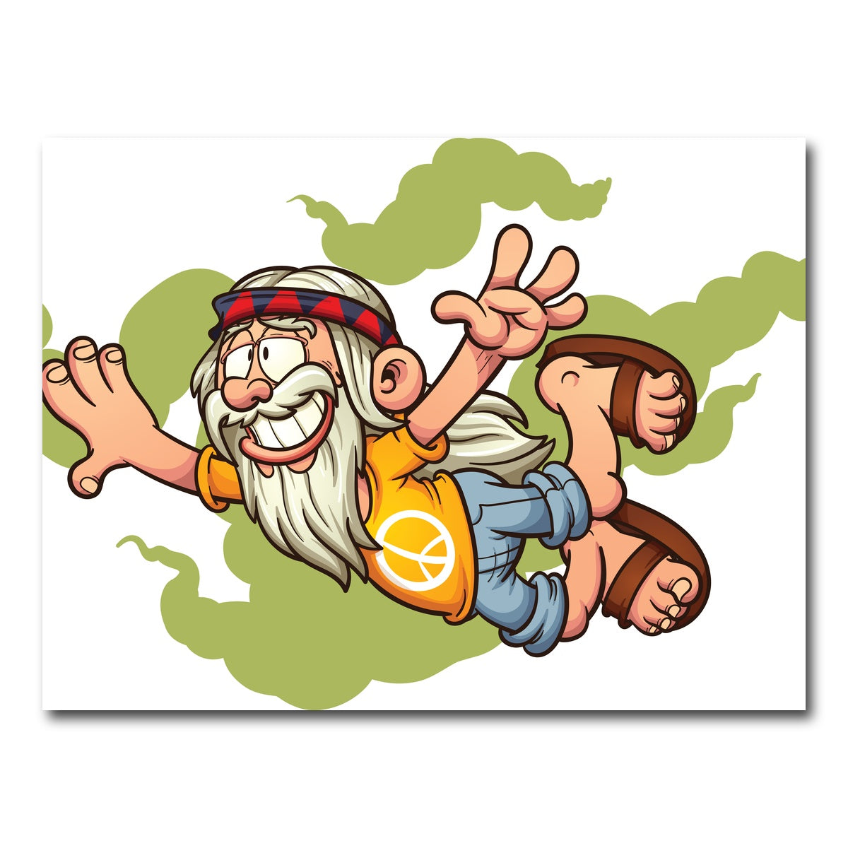 AUTO-MOCKUP WHITE | High in the Smoke Clouds | 1 Piece | Gallery Wrap Canvas | group=4x3