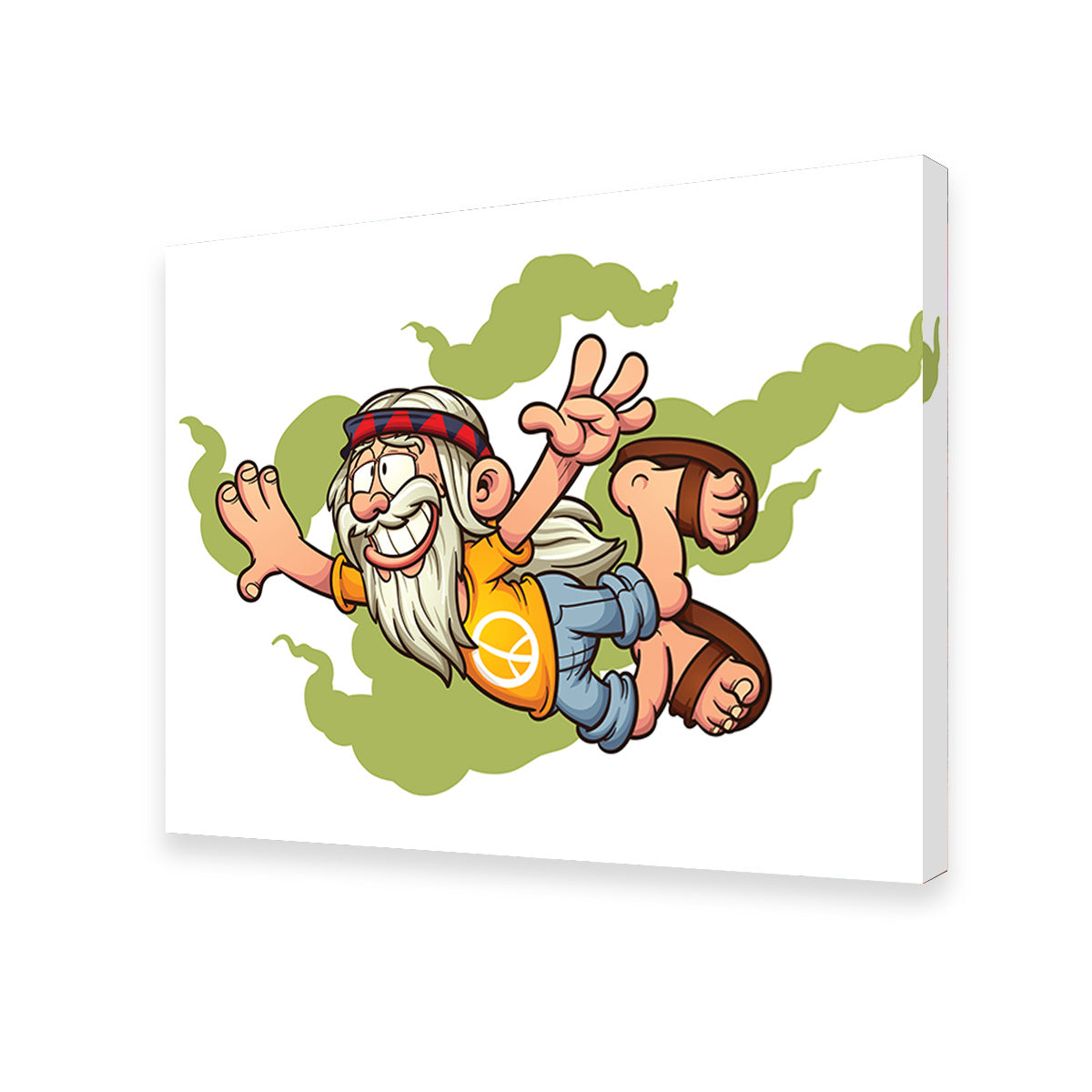 High in the Smoke Clouds Wall Art