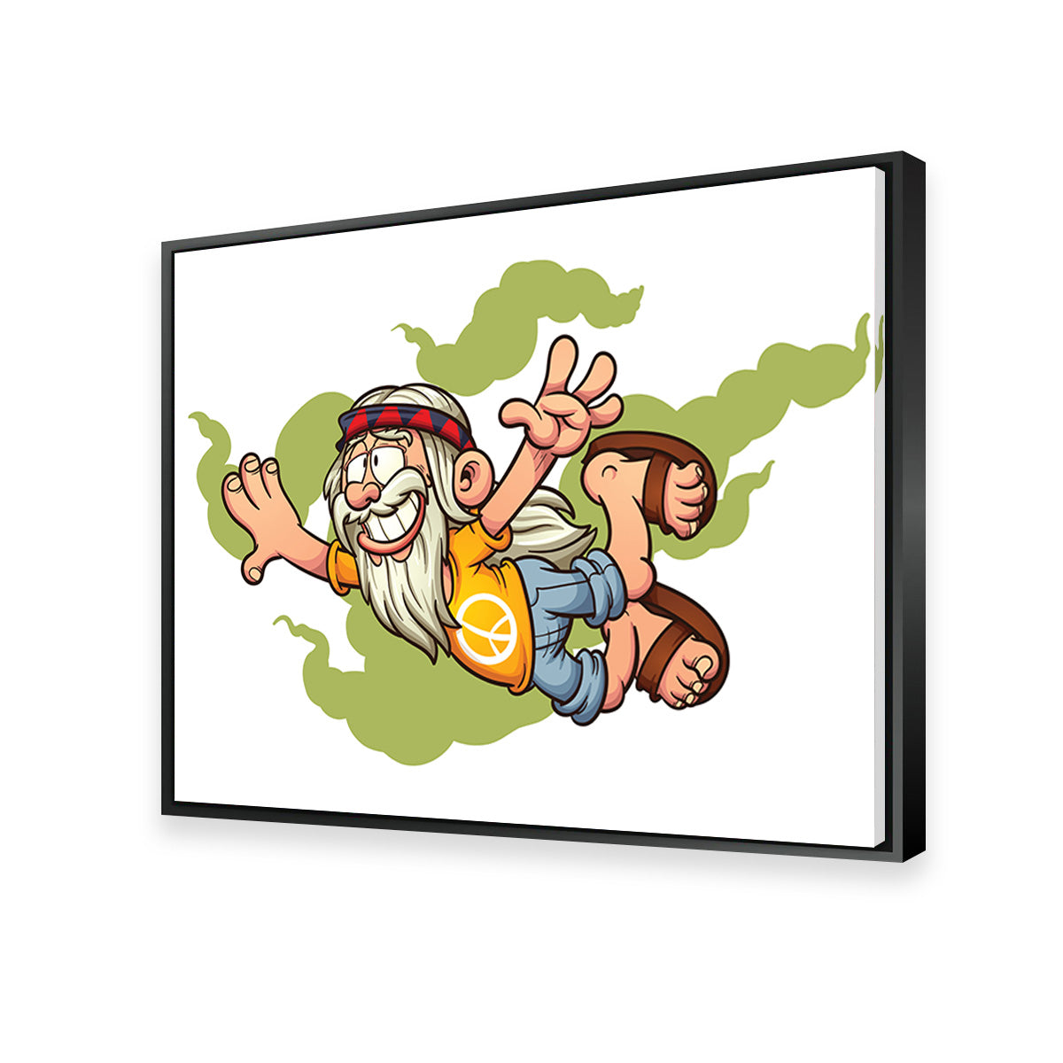 High in the Smoke Clouds Wall Art