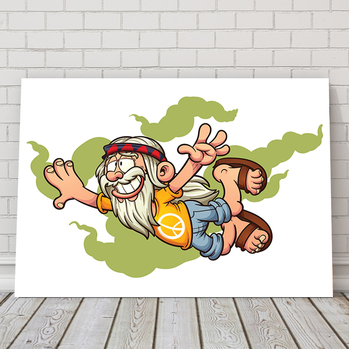High in the Smoke Clouds Wall Art