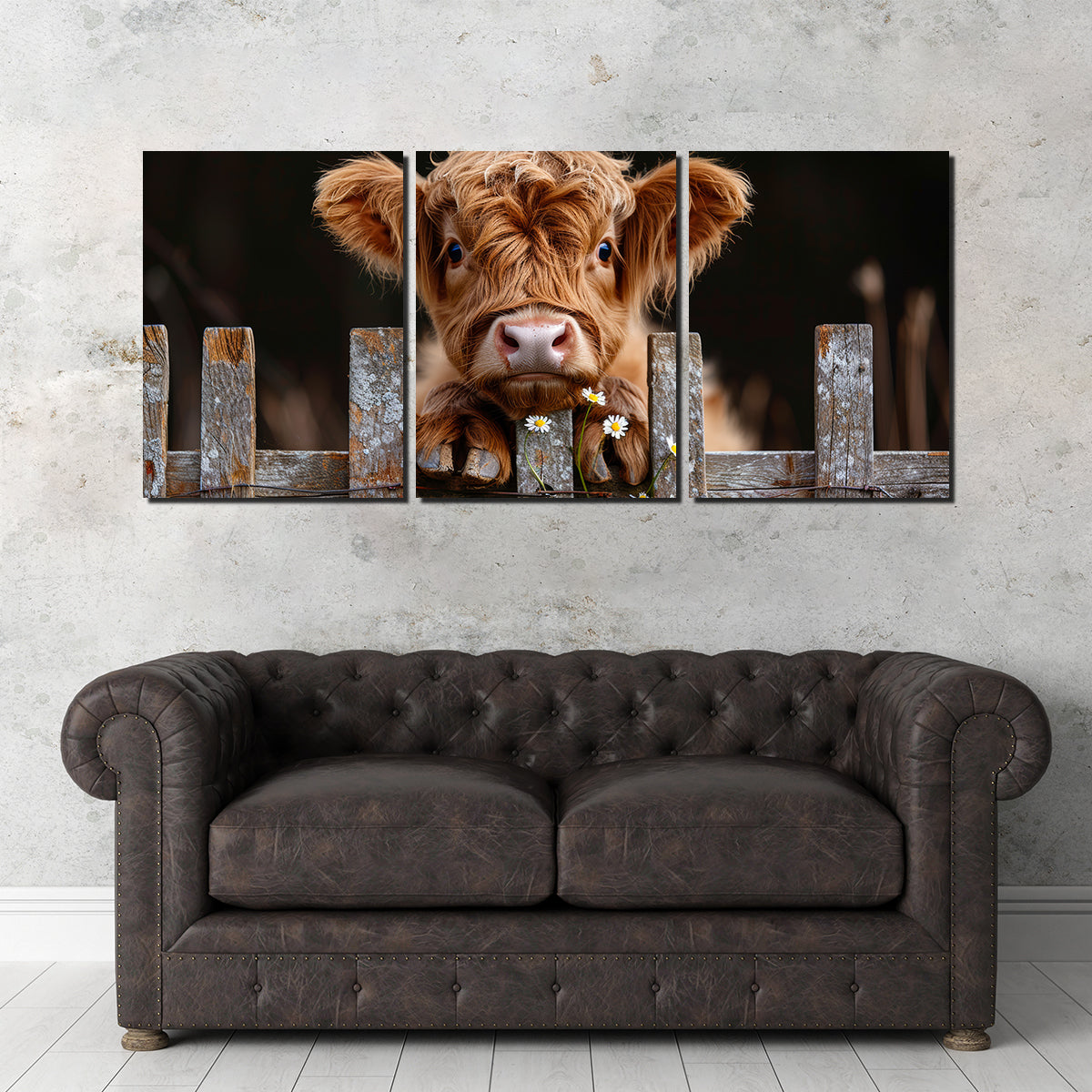 Highland Baby Calf Wall Art