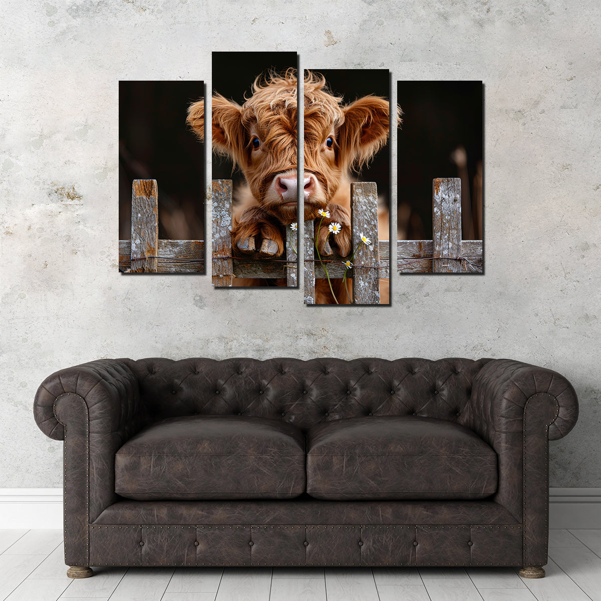 Highland Baby Calf Wall Art