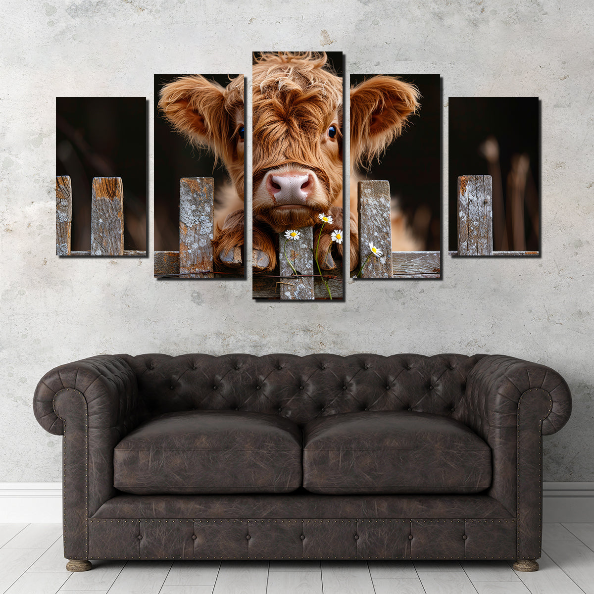 Highland Baby Calf Wall Art