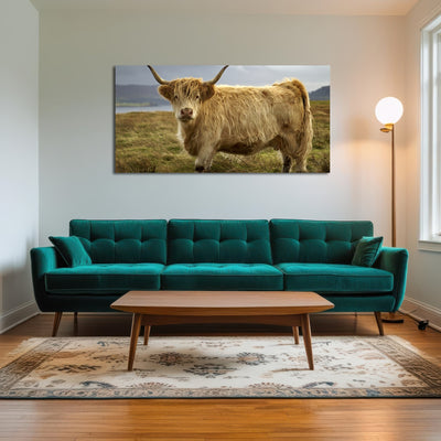 AUTO-MOCKUP ROOM | Highland Cow - Countryside