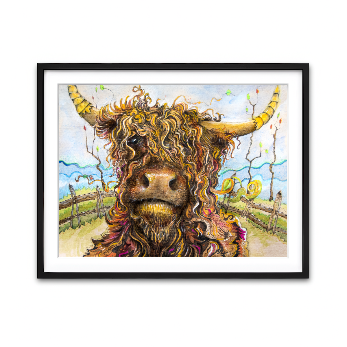 Framed Print 4x3 Black