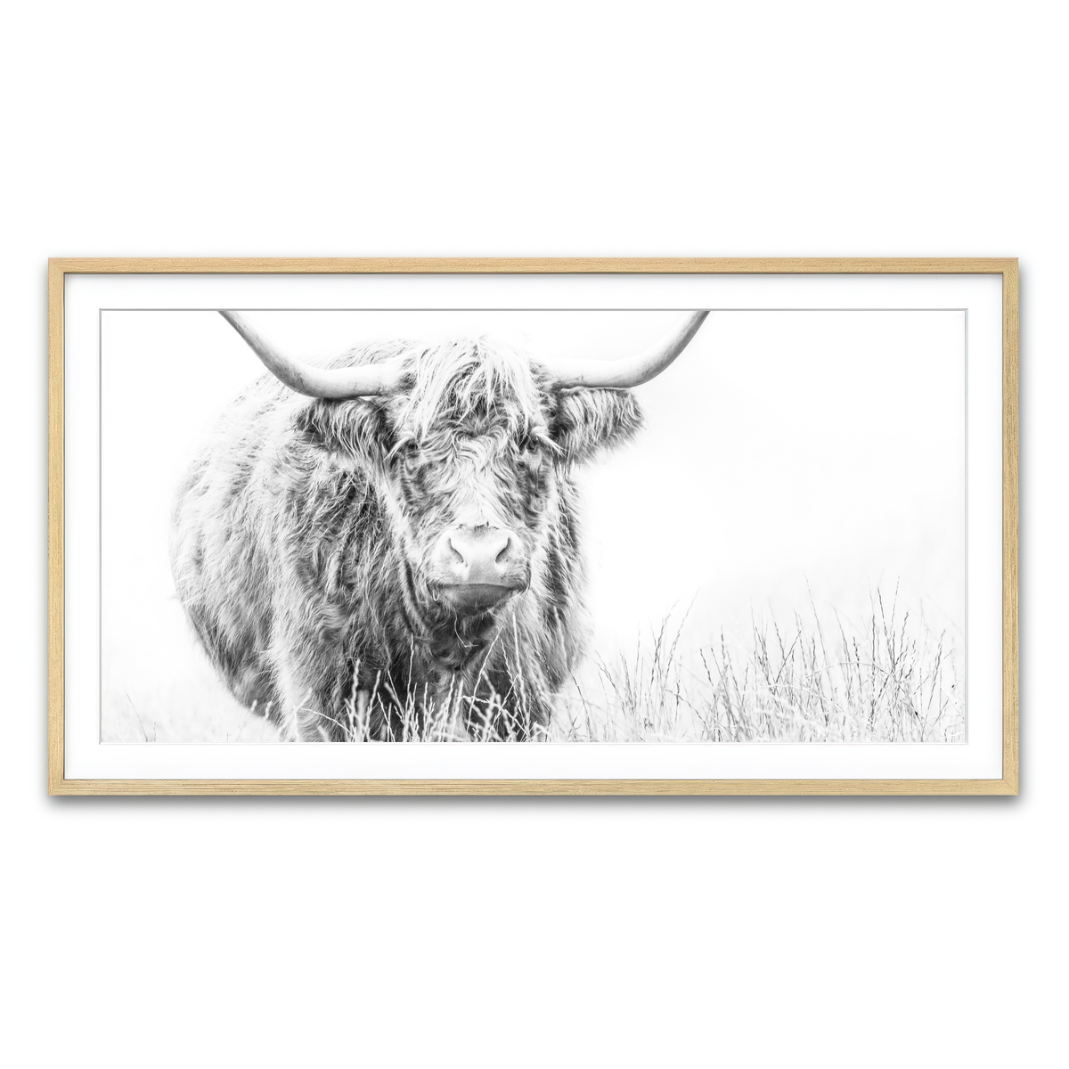 Framed Print 2x1 Natural