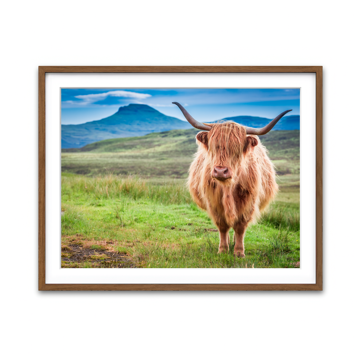 Framed Print 4x3 Walnut
