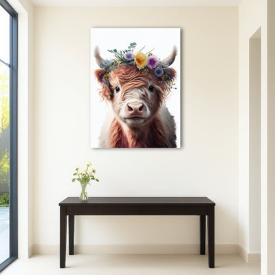 AUTO-MOCKUP ROOM | Highland cow portrait