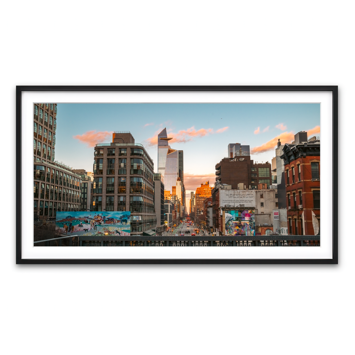 Framed Print 2x1 Black