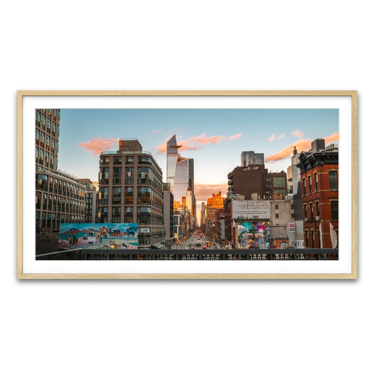 Framed Print 2x1 Natural