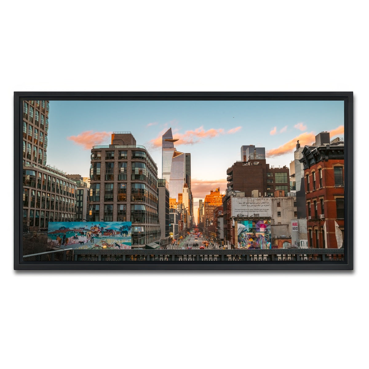AUTO-MOCKUP WHITE | Highline Walk | 1 Piece | Black Framed Canvas | group=2x1