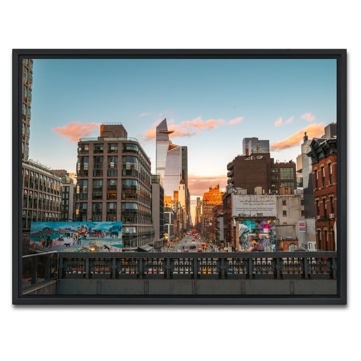 AUTO-MOCKUP WHITE | Highline Walk | 1 Piece | Black Framed Canvas | group=4x3