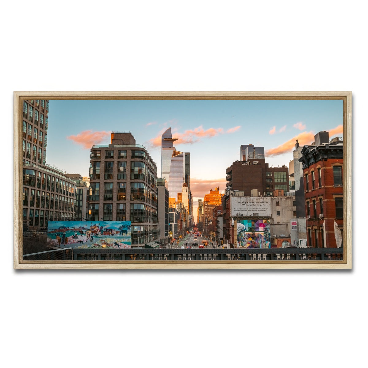 AUTO-MOCKUP WHITE | Highline Walk | 1 Piece | Natural Framed Canvas | group=2x1