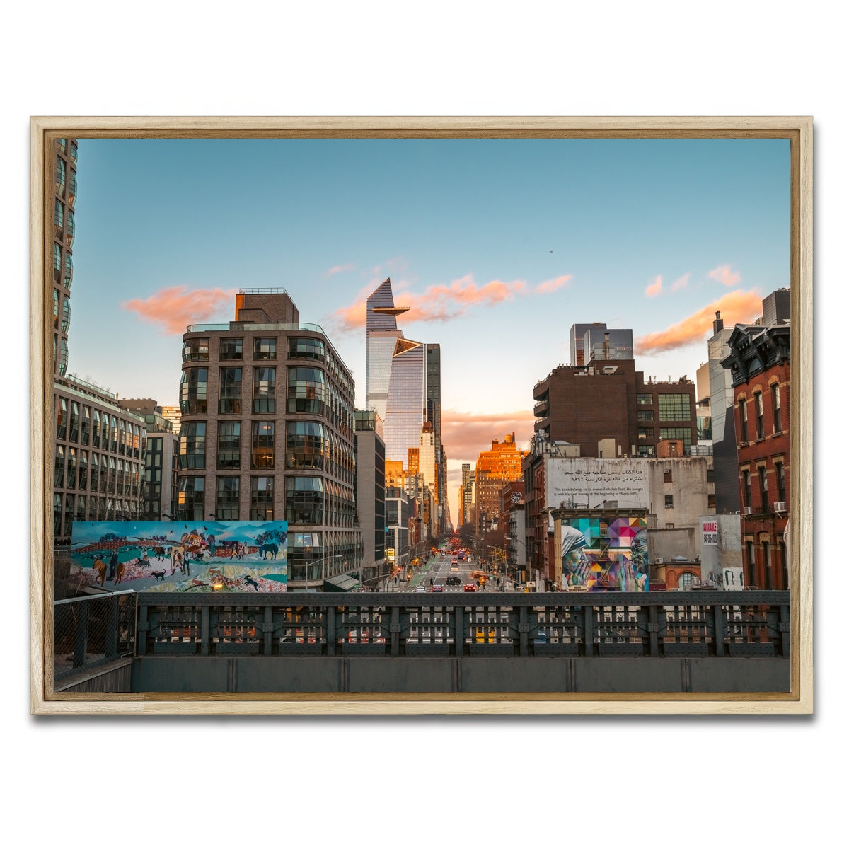 AUTO-MOCKUP WHITE | Highline Walk | 1 Piece | Natural Framed Canvas | group=4x3