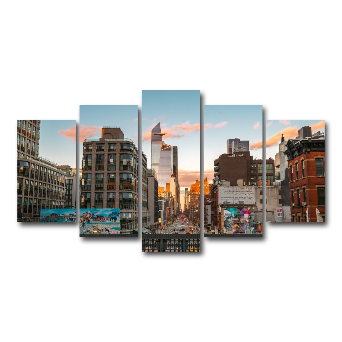 AUTO-MOCKUP WHITE | Highline Walk | 5 Piece | Gallery Wrap Canvas | group=5_normal