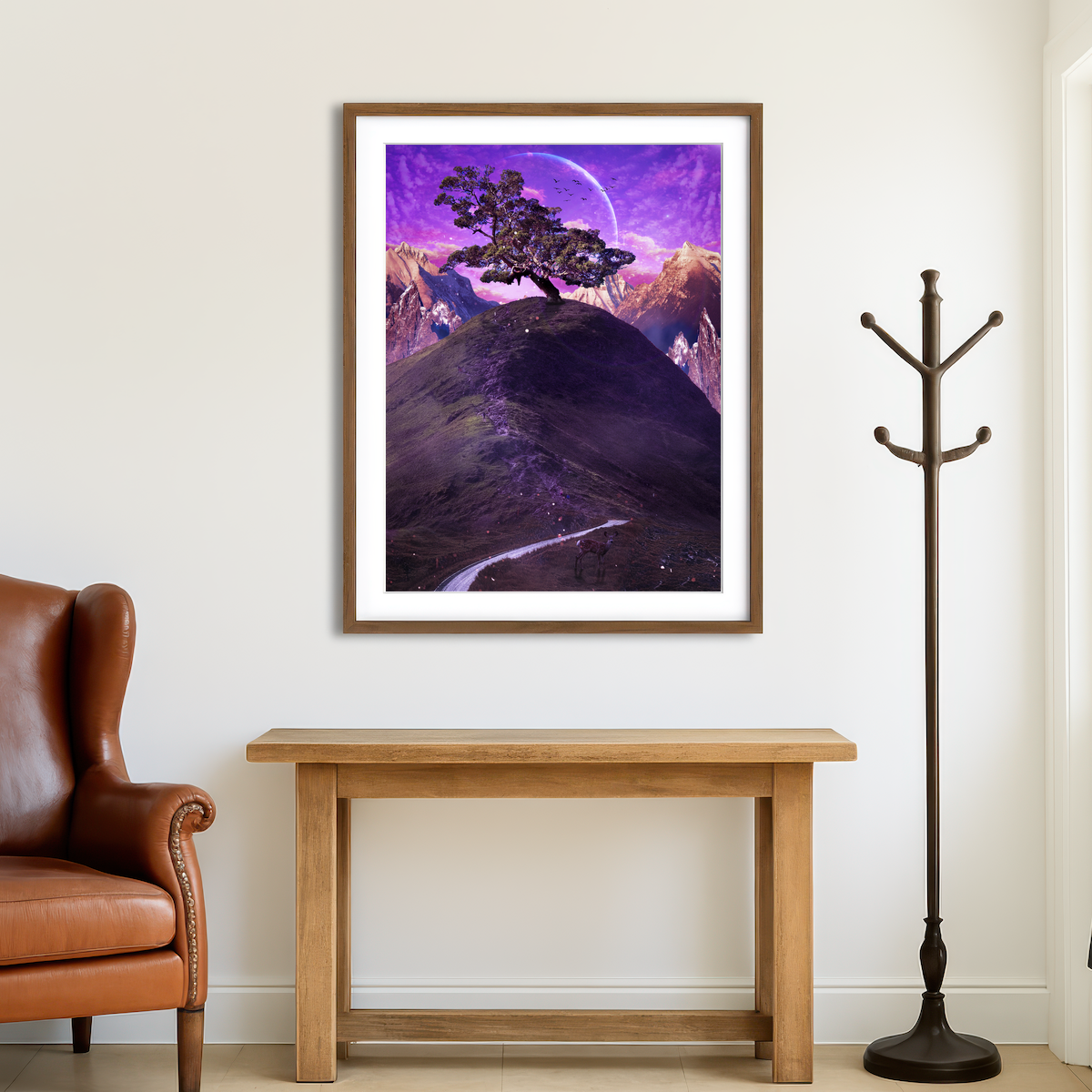 AUTO-MOCKUP ROOM | Hill Wall Art