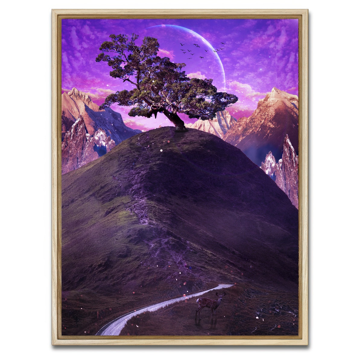 AUTO-MOCKUP WHITE | Hill | 1 Piece | Natural Framed Canvas | group=3x4