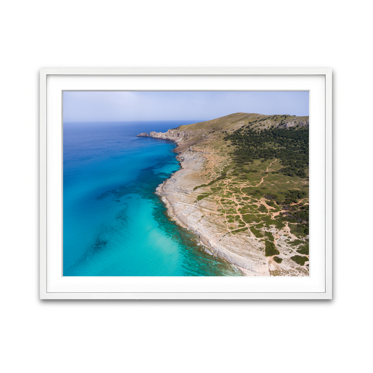 Framed Print 4x3 White