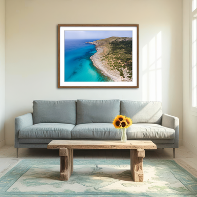 AUTO-MOCKUP ROOM | Hill and Sea Wall Art